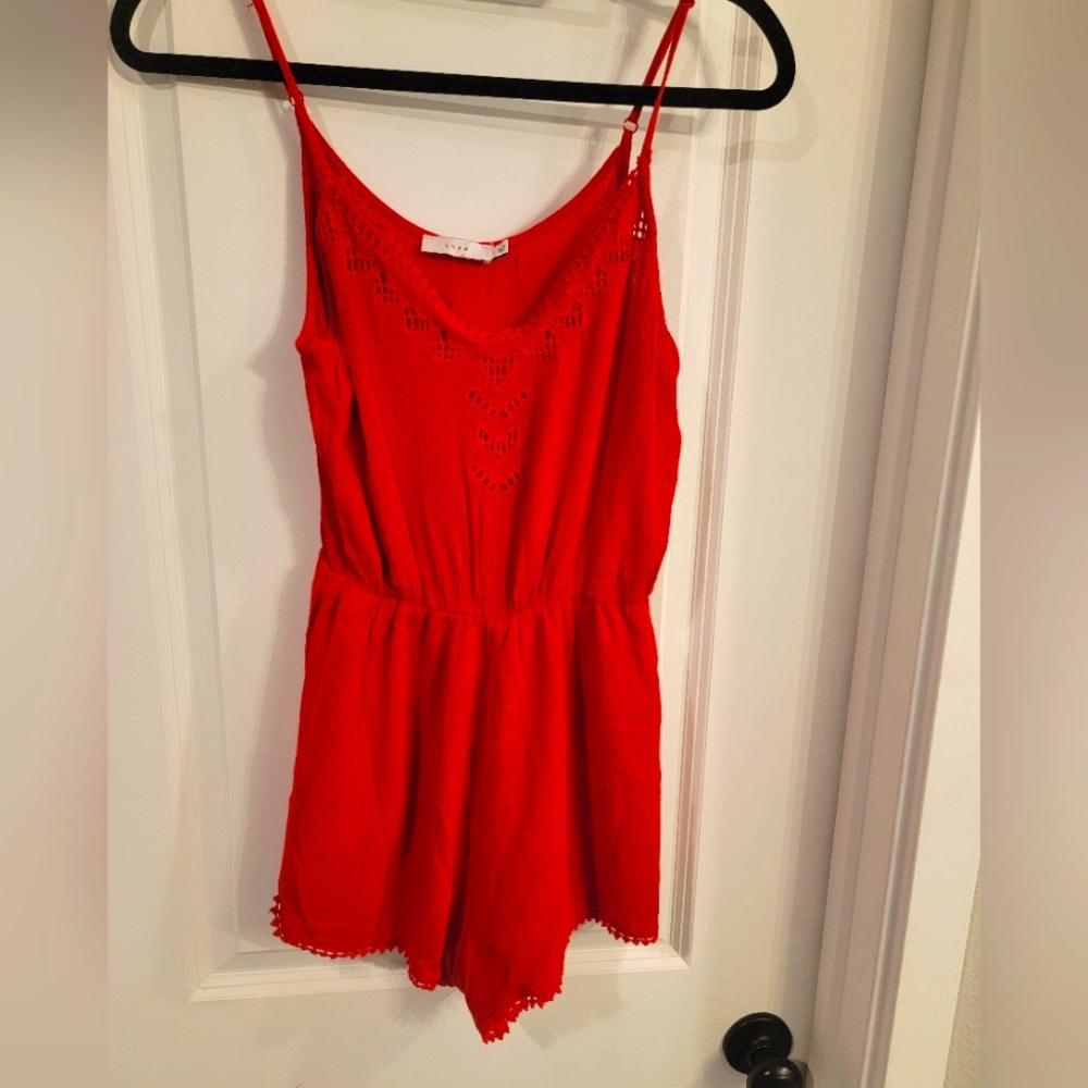 Red romper